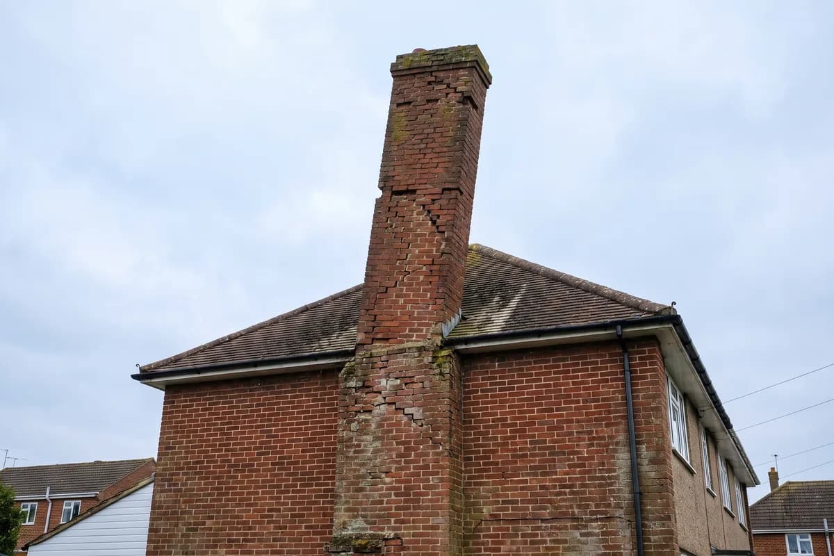 A stack that looks like it is leaning