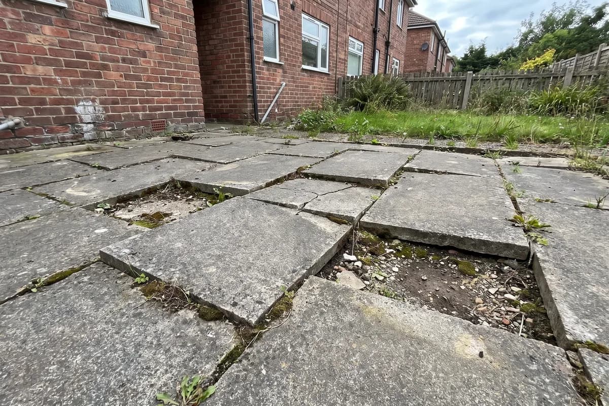 Slabs rocking or sinking underfoot