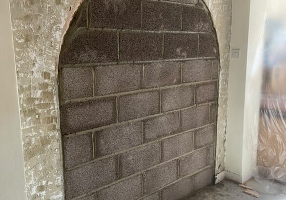 doorway blocking up brickwork dorset jfe brickwork